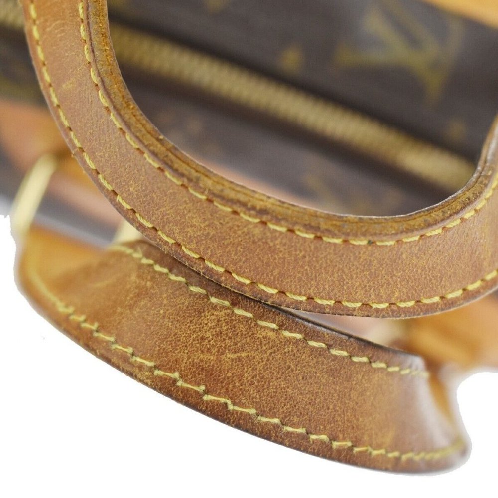 Auth LOUIS VUITTON Excursion Shoes Hand Bag Monogram Leather Brown - Picture 10 of 16